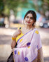 Vasthrlay Lavender Lightweight Handloom Unstitched