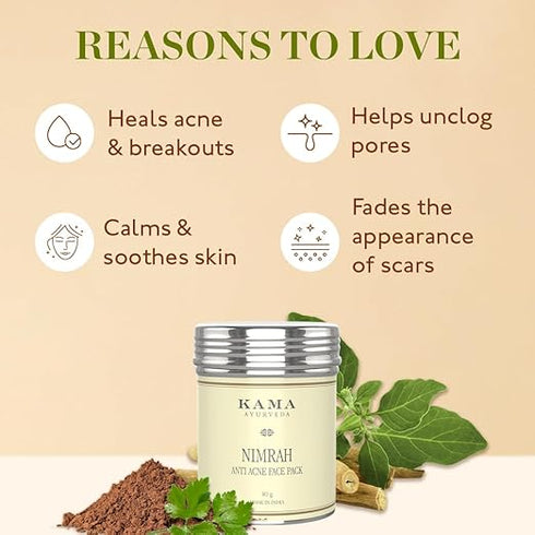 Kama Ayurveda Nimrah Anti Acne Face Pack