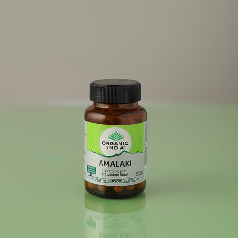 Organic India Amalaki Capsule bottle