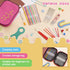 109-Piece Crochet Hook Set with Case, Ergonomic Needles Kit