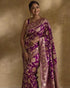 Vasthrlay Magenta Kanjivaram Saree