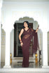 Vasthrlay Red Georgette Unstitched Saree