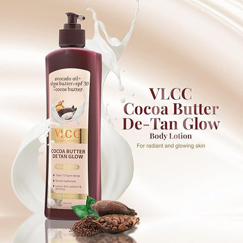 VLCC Cocoa Butter De-tan Glow Body Lotion SPF 30 Pa++