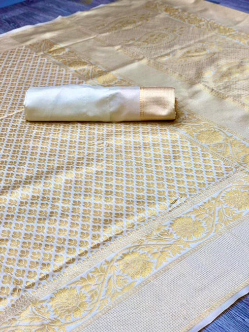 Vasthrlay Banarasi Border Saree