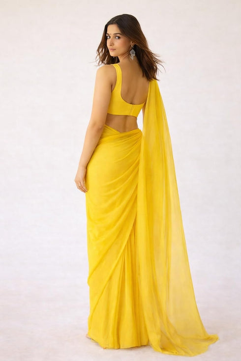 Vasthrlay Georgette Lightweight Ethnic Wear