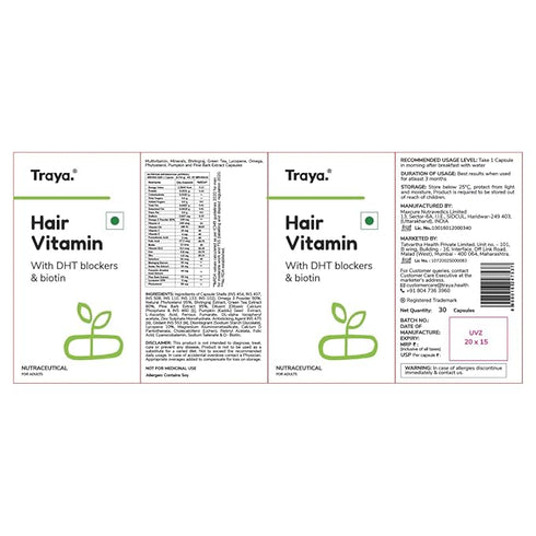 Traya Hair Vitamins Capsule 30 Capsules