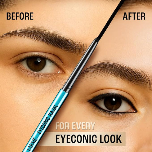 Lakme Eyeconic Kajal Twin Pack 0.35G + 0.35G
