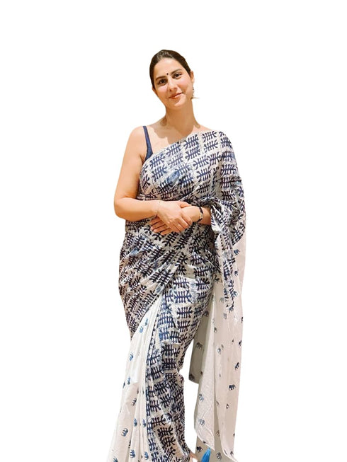 Vasthrlay Off White Lightweight Handloom Unstitched