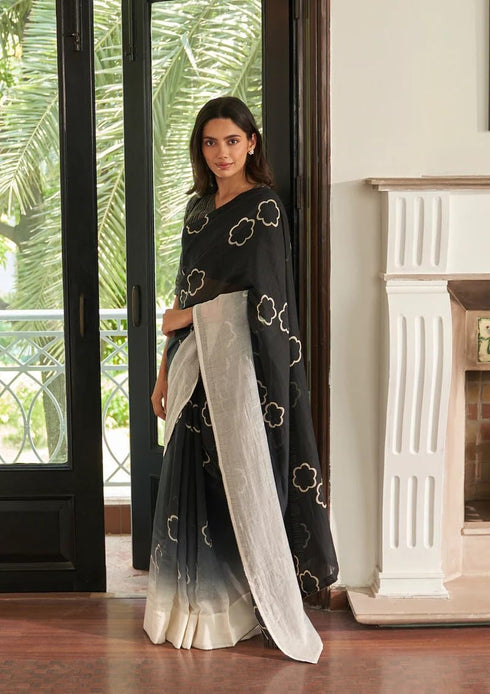 Vasthrlay Lightweight Linen Blend Contrast