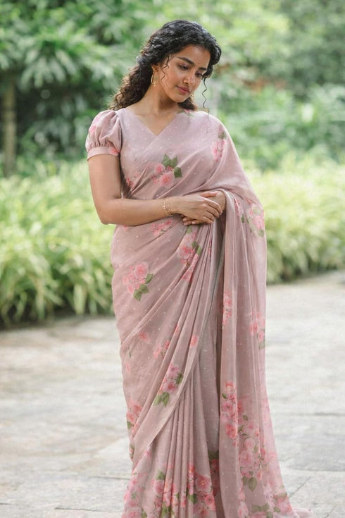 Vasthrlay Elegant Printed Lightweight Festive