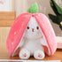 Niku Rabbit with Chain Reversible Bunny Rabbit Soft Stuffed Toys