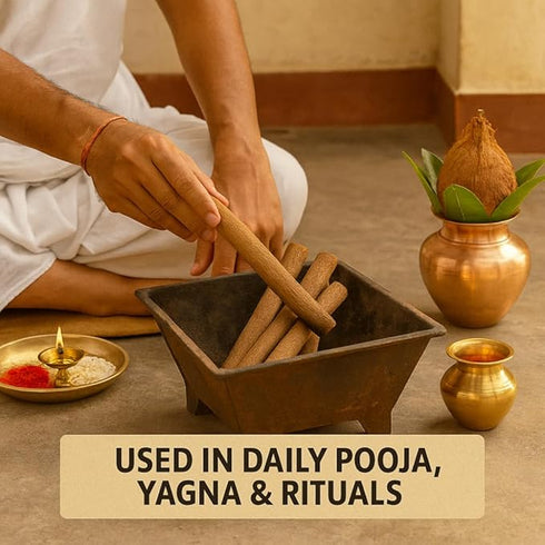 Peepal Havan Samidha Sticks Pipal Ki Lakdi 450g