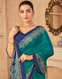 Vasthrlay Womens Printed Unstitched Mauve Saree
