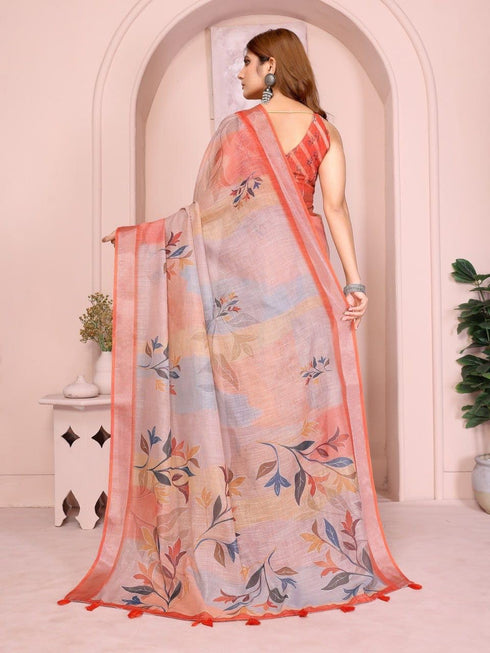 Vasthrlay Banarasi Traditional Unstitched Saree