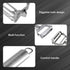Go Store 2 In 1 Stainless Steel Julienne Vegetable Peeler Multi