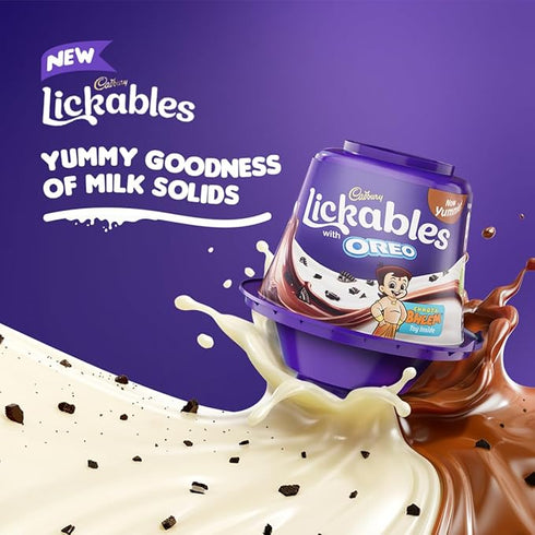 Cadbury Dairy Milk Lickables Shaped Chocolates with Oreo Chunks -20g