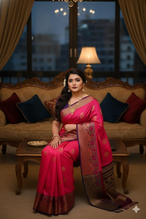 Vasthrlay Banarasi Jacquard Ethnic Wear