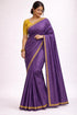 Vasthrlay Lavender Chiffon Paisley Contrast
