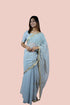 Vasthrlay Embroidery Lightgreen Ethnic Wear
