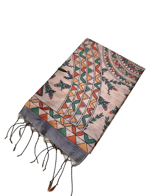 Vasthrlay Kalamkari Beautiful Darkgrey