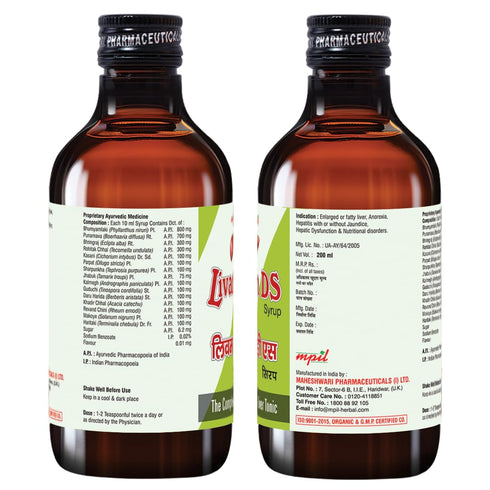 MPIL Wellness Livam DS Syrup Natural Liver Herbal Tonic