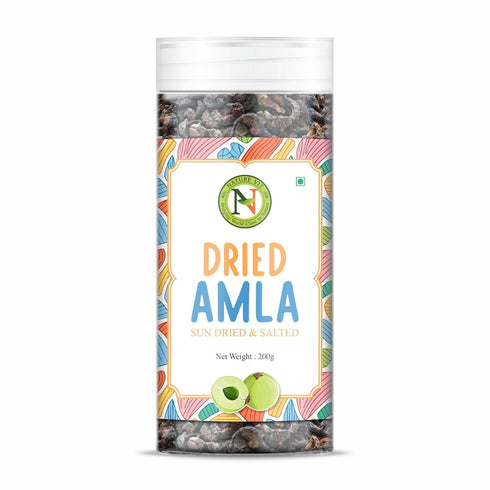 NatureVit Dried Amla Lightly Salted| Vitamin C-Rich Snack