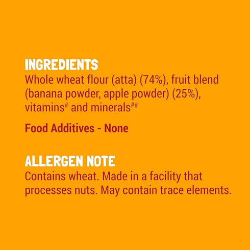 Slurrp Farm No Added Sugar Instant Wheat Apple & Banana Cereal