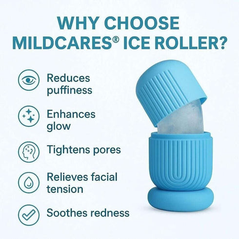 Ice Roller for Face with Scrubber | Ice Roller for Face