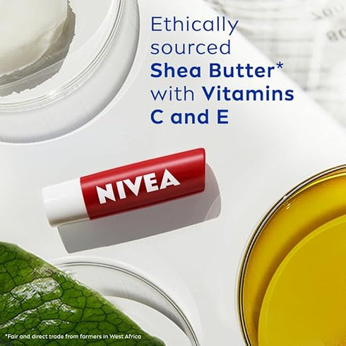 Nivea Shine Caring Pomegranate Lip Balm
