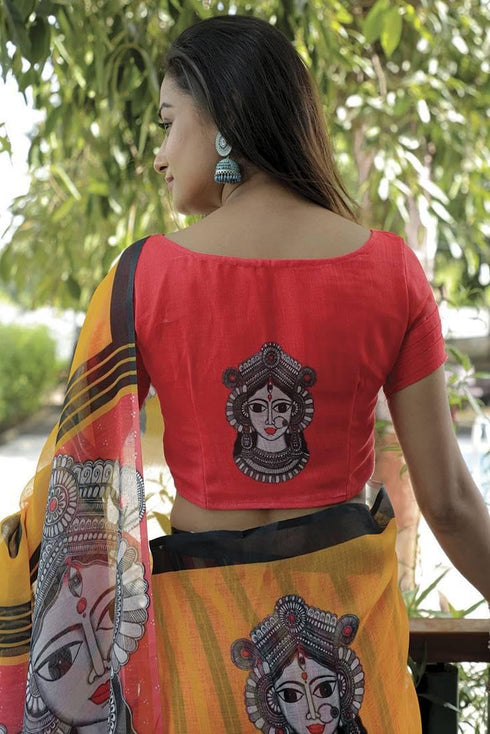 Vasthrlay Multicoloure Artistic Unstitched Lightweight Traditional