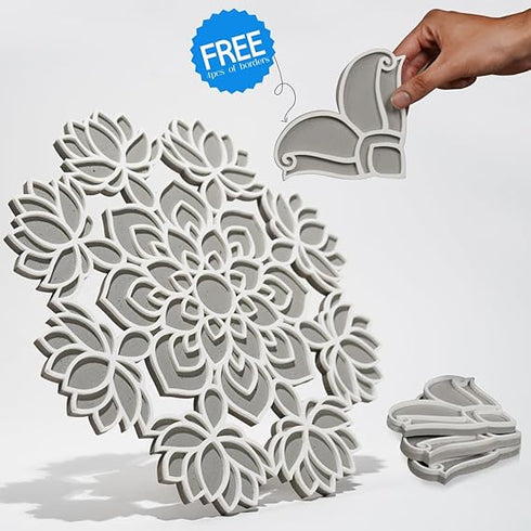 Island Rangoli Nity Design | Crochet Series | Rangoli Mat