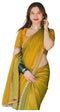 Vasthrlay Boarder Unstitched Chhaavaj Mustard Free Ethnic Wear
