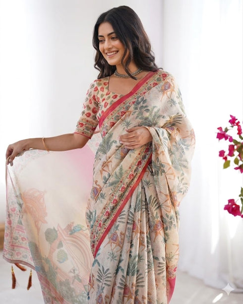 Vasthrlay Premium Banarasi Tropical Unstitched