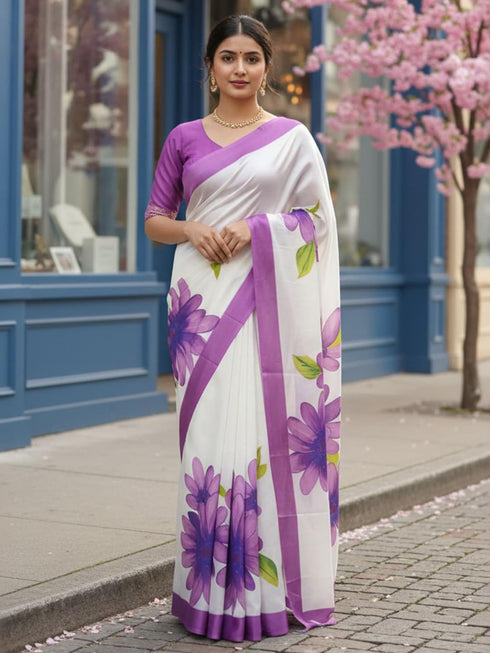 Vasthrlay Cotton Floral Lightweight Ethnic Wear