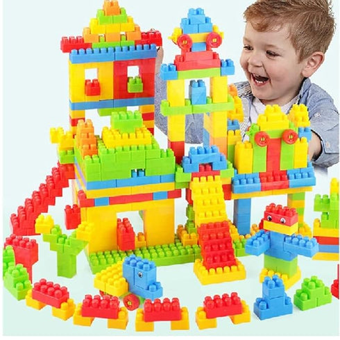 FunBlast DIY Plastic Building Blocks for Kids Puzzle Games