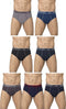 Dixcy Scott Plain/Solid Assorted Cotton Men's Briefs/Underwear - Pack of 7 (#Replay-Brief-80 CM) (Color & Prints May Vary)