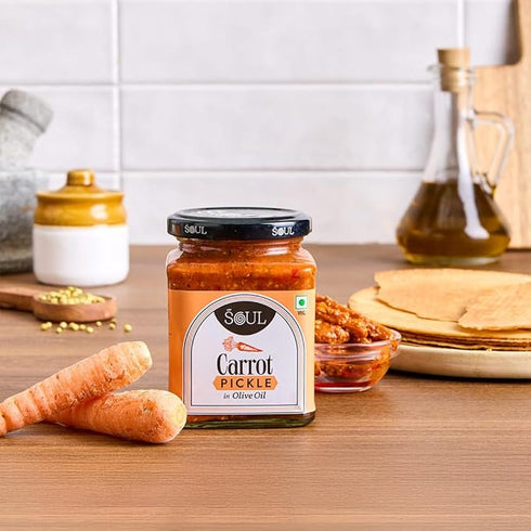 ADF Soul Carrot Pickle in Olive Oil