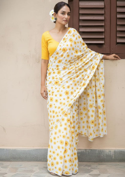 Vasthrlay Printed Flowers Unstitched Saperate