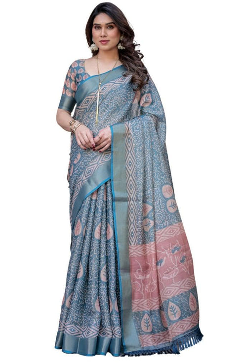 Vasthrlay Cotton Unstitched Blouse Ethnic Wear
