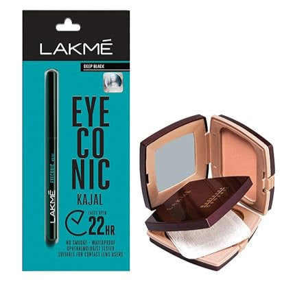 Lakme Radiance Face Compact with Eyeconic Kajal
