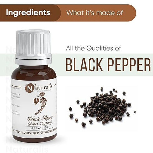 Naturalis Essence of Nature Black Pepper Essential Oil