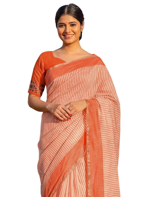 Vasthrlay Printed Lemon Yellow1 Yellow Saree
