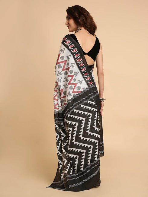 Vasthrlay Lightweight Breathable Traditional Printed Saree