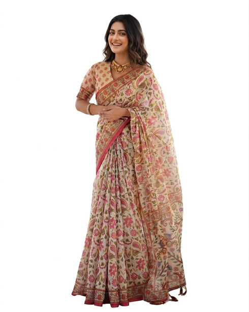 Vasthrlay Banarasi Artistic Designer Unstitched