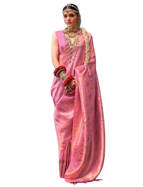Vasthrlay Kanjivaram Unstitched Occasions Luxurious Saree