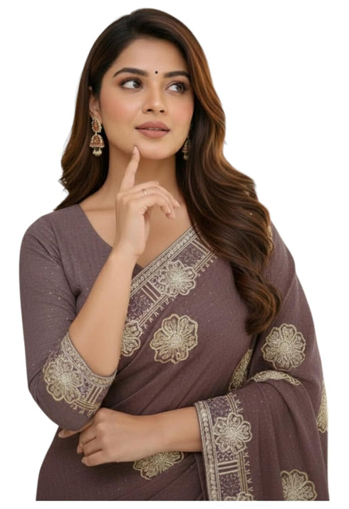 Vasthrlay Chiffon Traditional Ethinic Az Ys Vanshika Ethnic Wear