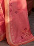 Vasthrlay Printed Peach1 Saree
