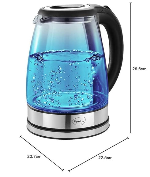 Pigeon by Stovekraft Crystal Glass Electric Kettle