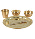 Brass Pooja Thali Set 5 Inches