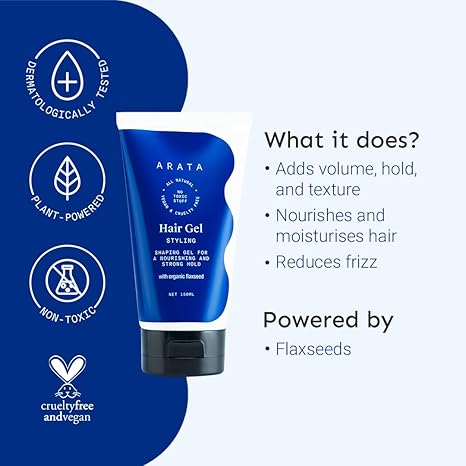 Arata Styling Hair Gel For All Hair Types